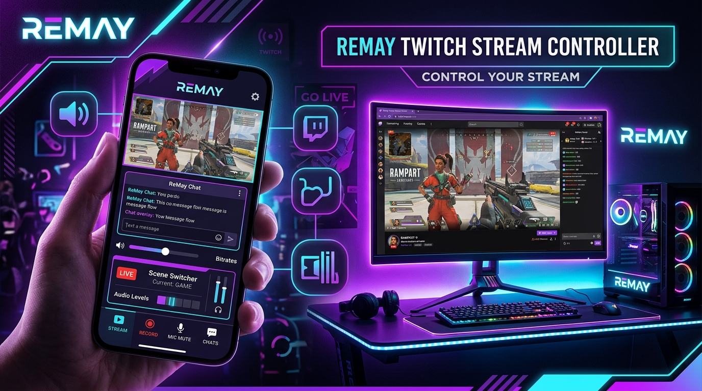 How to Control Twitch Streams on PC from Your Phone (Volume, Chat & Playback)